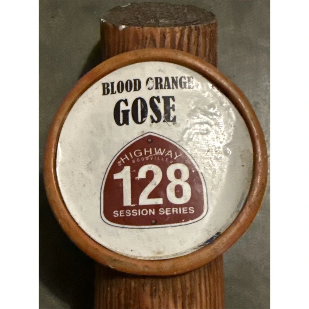 Anderson Valley Brewing‎ Highway 128 Gose Ale Wooden Beer Tap Handle